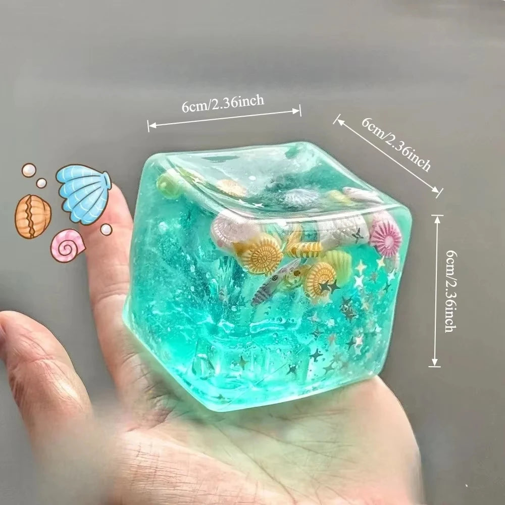 Cube Squishy Sensoriel Slow Rise – Anti-Stress & Détente
