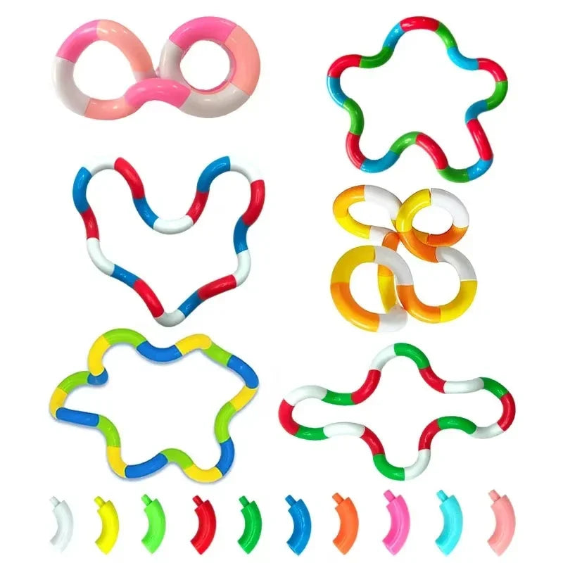 Fidget Tangle Sensoriel – Jouet Anti-Stress & Anxiété
