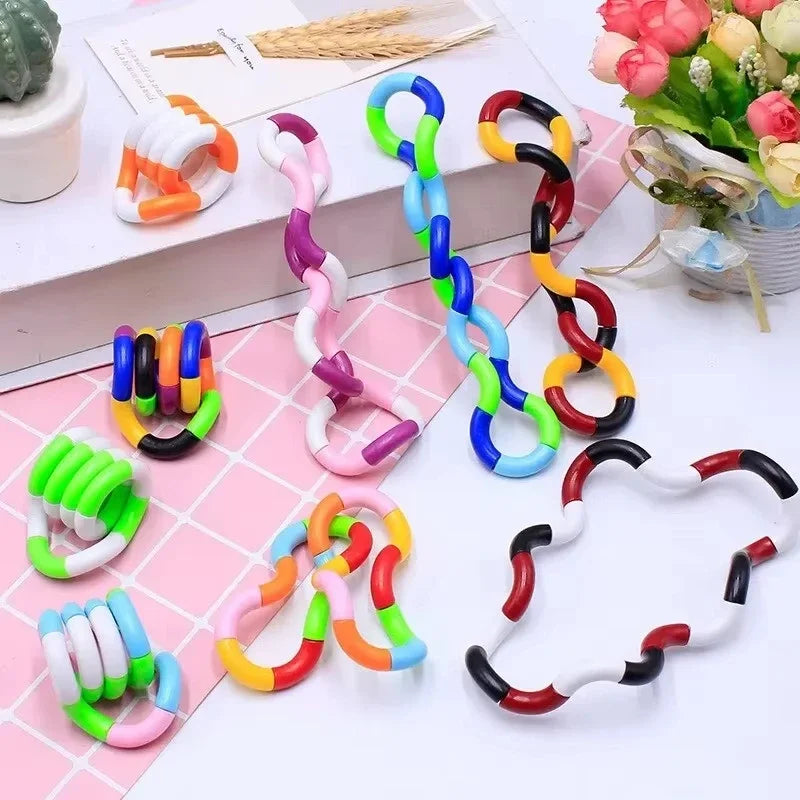 Fidget Tangle Sensoriel – Jouet Anti-Stress & Anxiété