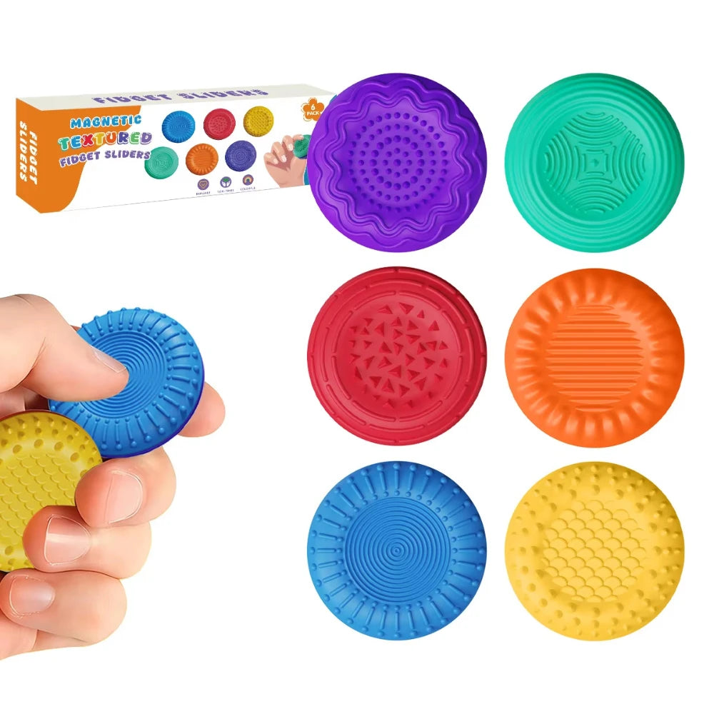 Sliders Magnétiques Sensoriels – Fidget Anti-Stress pour Autisme